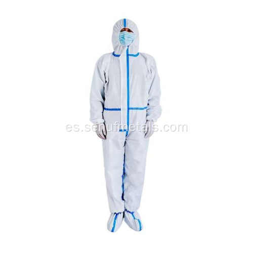 ppe traje de protección de aislamiento de cuerpo completo mono desechable